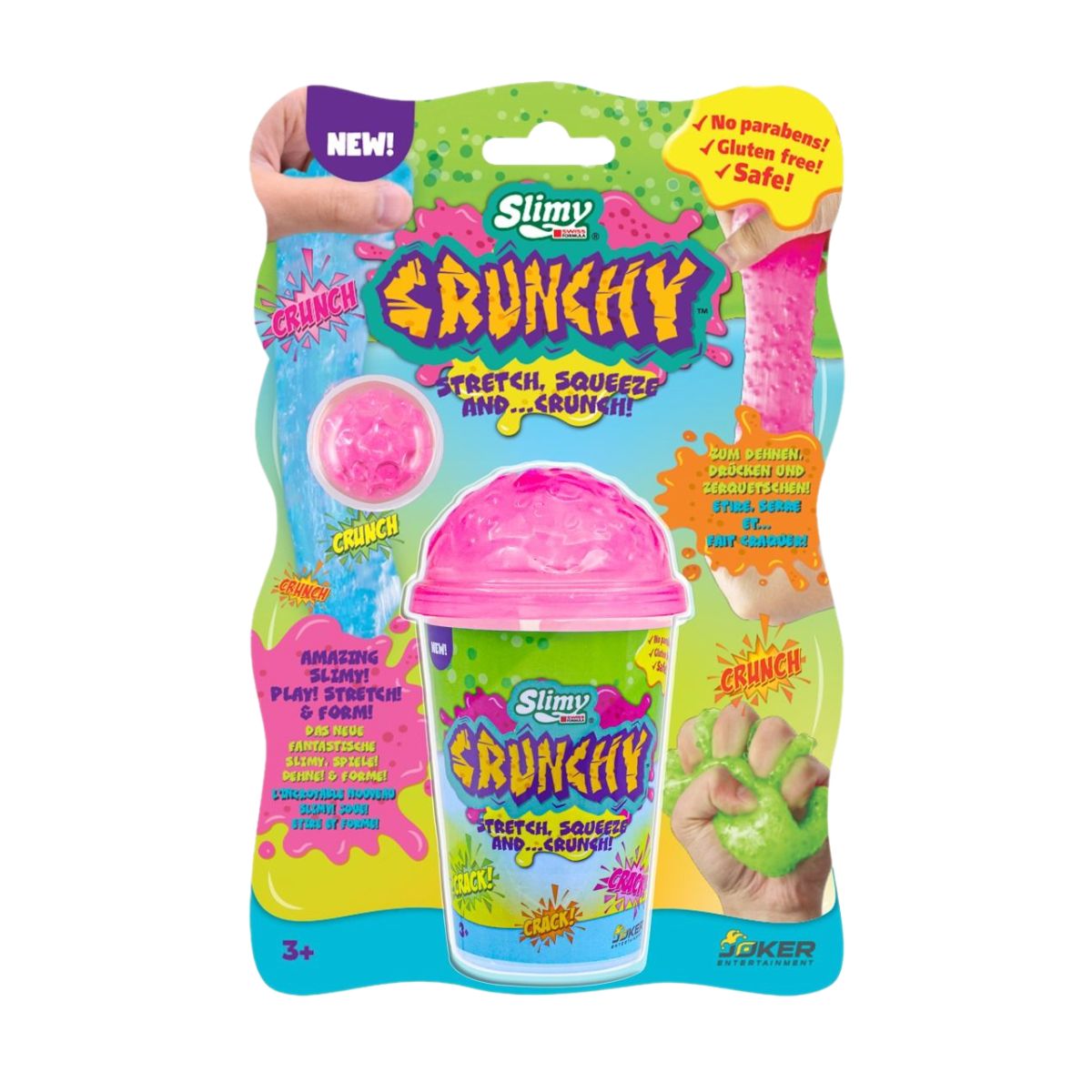 Đồ Chơi Slimy Vui Nhộn Crunchy Màu Hồng SLIMY 20280630/33470A/PK