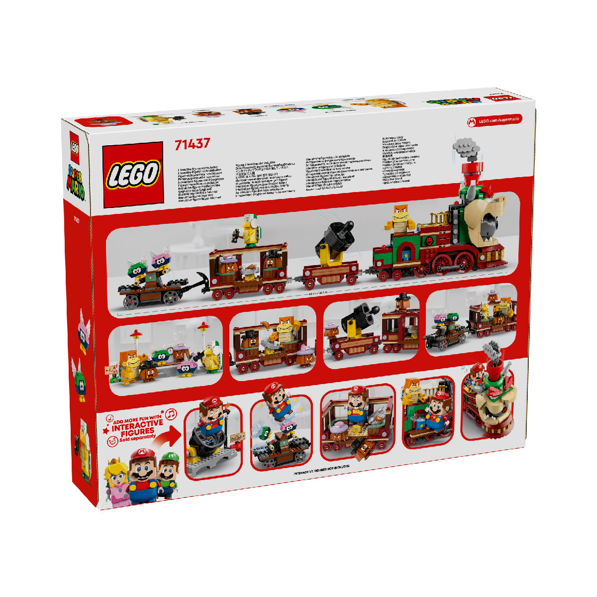 Đồ Chơi Lắp Ráp Tàu Lửa Bowser Siêu Tốc LEGO SUPER MARIO 71437 (1392 chi tiết)