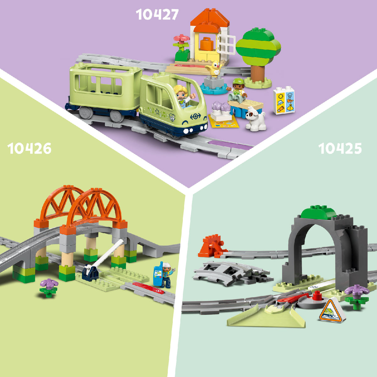 Đồ Chơi Lắp Ráp Tàu Lửa Tương Tác Cộng Đồng Lớn LEGO DUPLO 10428