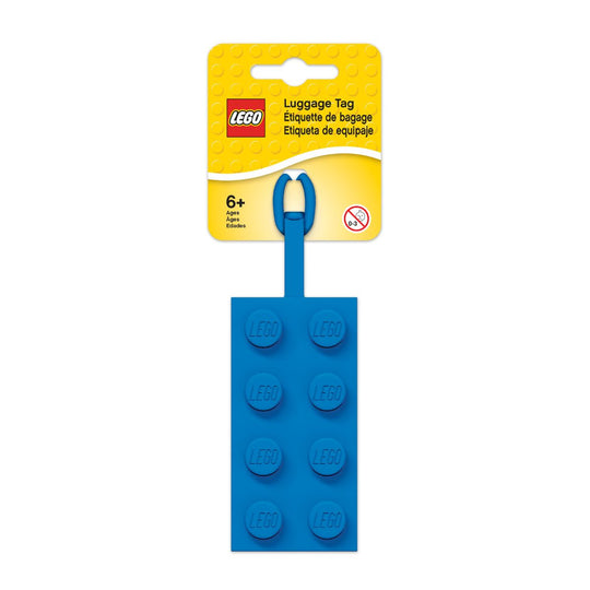 LEGO® Blue 2x4 Brick Name Tag – LEGO LICENSED 52001