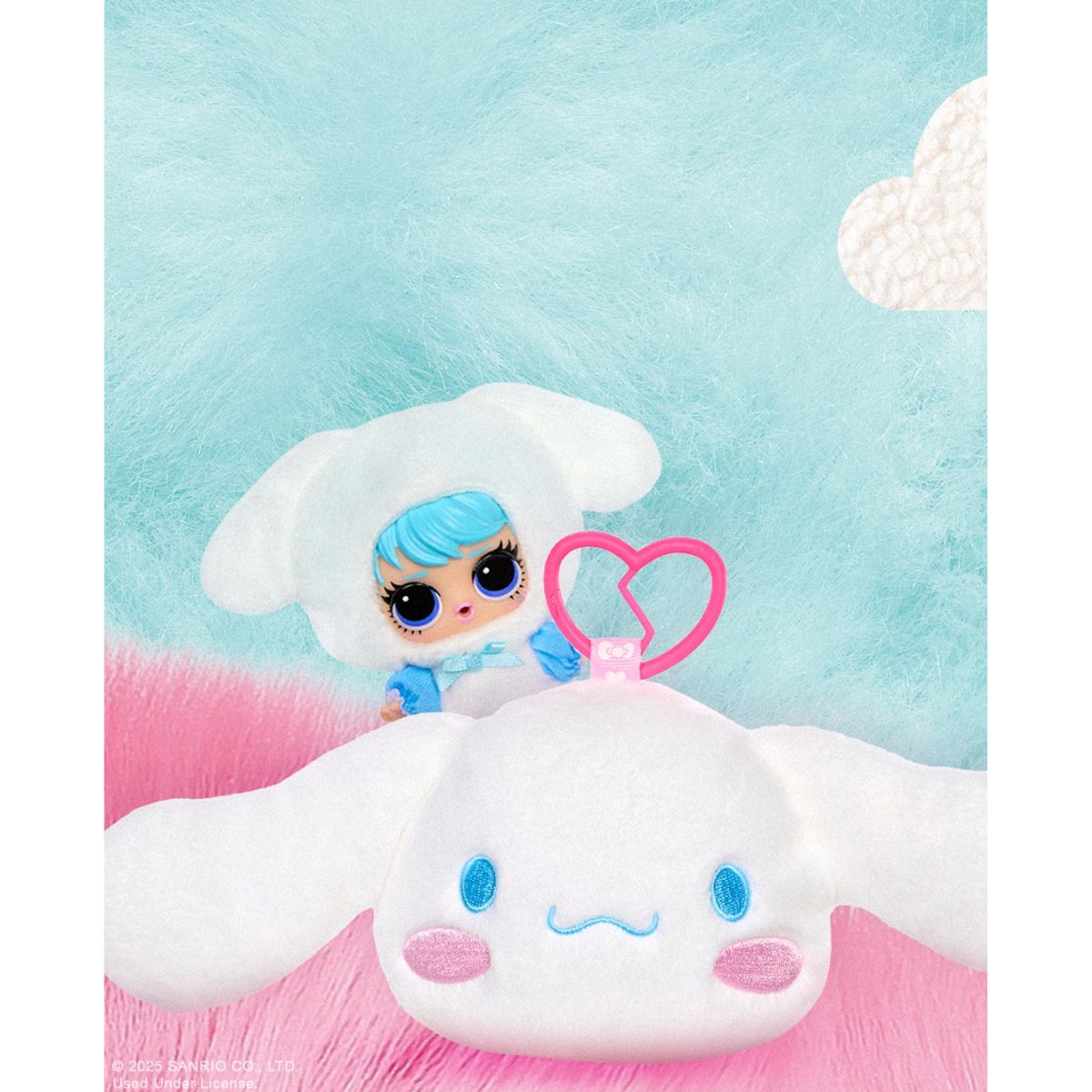 Đồ Chơi Thú Bông Hai Mặt Bất Ngờ L.O.L. Surprise & Hello Kitty LOL SURPRISE 249962-EUC