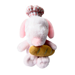 Pink Snoopy Plush Toy Hugging A Bread Loaf 26 Cm PLUSH TOY 106905010001PK
