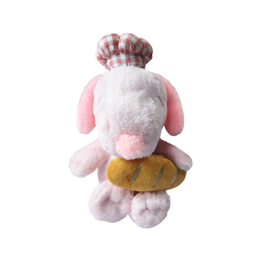 Pink Snoopy Plush Toy Hugging A Bread Loaf 26 Cm PLUSH TOY 106905010001PK