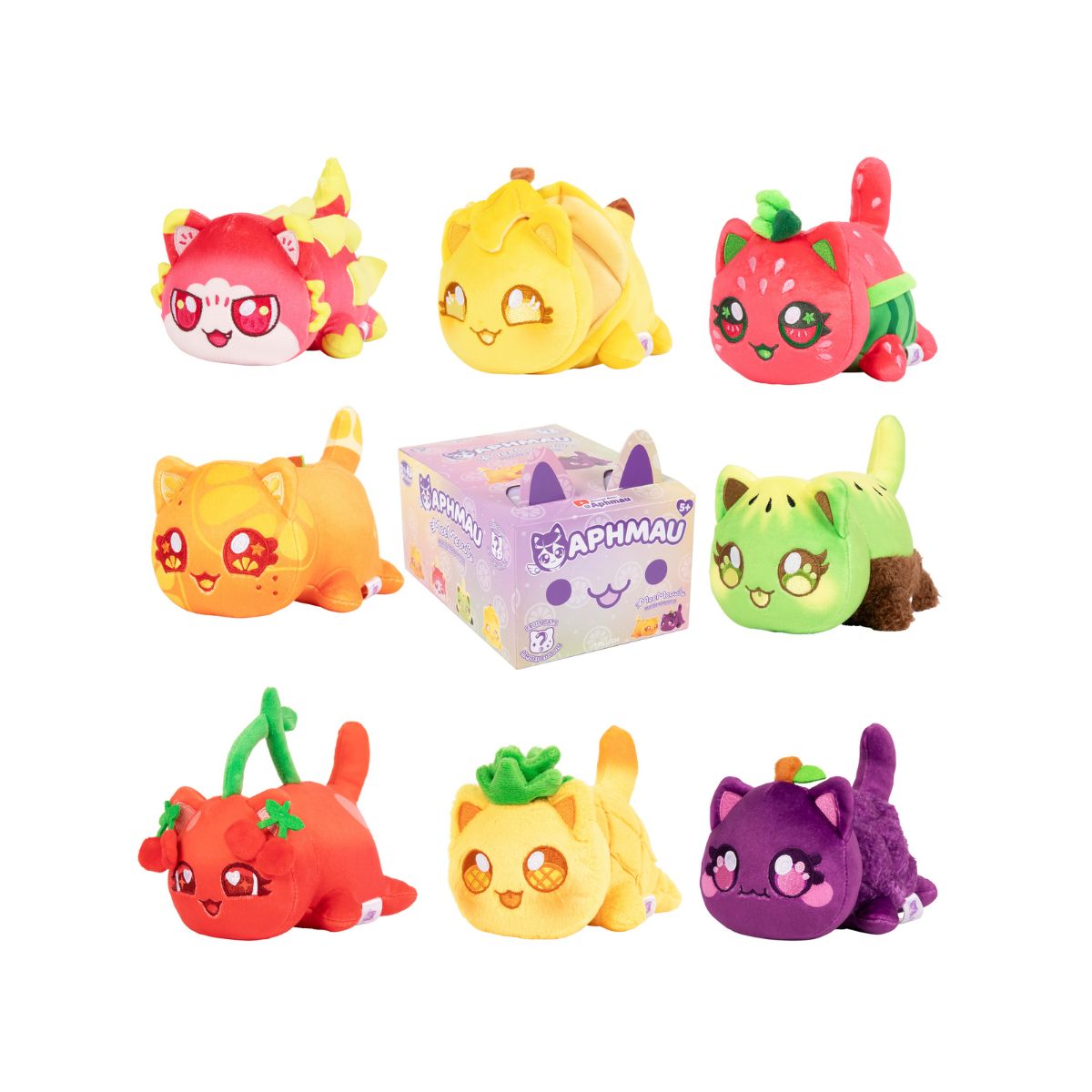 6-Inch Fruit Theme Plush Toy APHMAU 6029FRT - Random Delivery