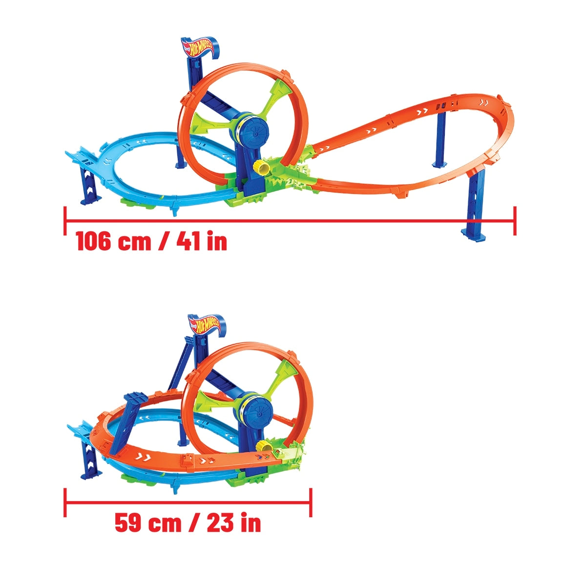 Đồ Chơi Thử Thách Vòng Lặp Siêu Tốc HOT WHEELS JBX65