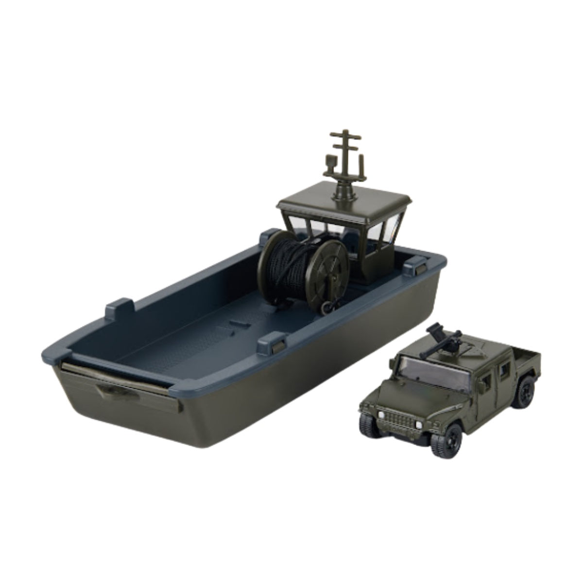 SIKU Desert Lion Combat Pickup Boat Transport Model Toy – 8327