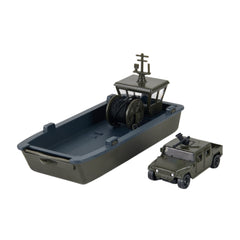 SIKU Desert Lion Combat Pickup Boat Transport Model Toy – 8327