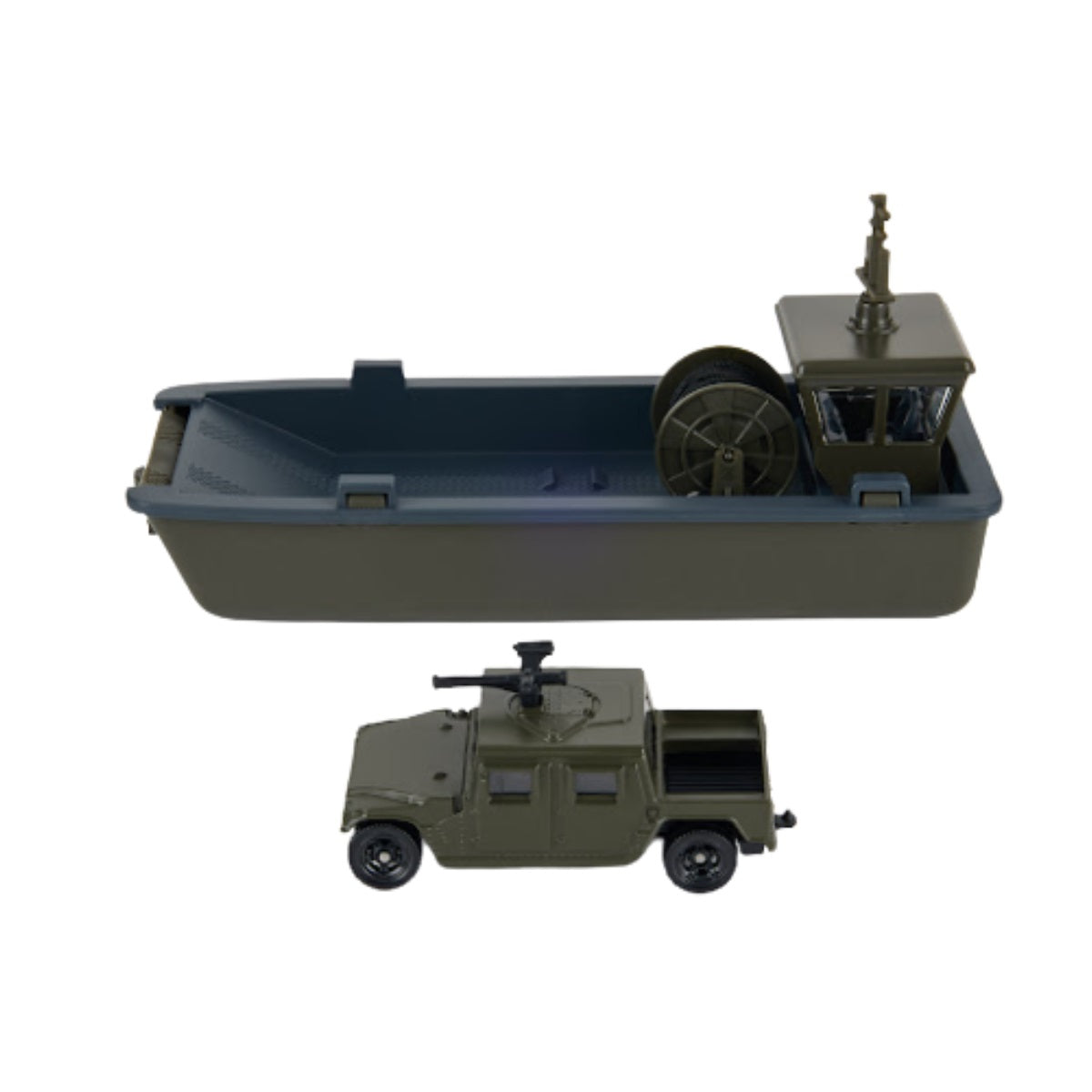 SIKU Desert Lion Combat Pickup Boat Transport Model Toy – 8327