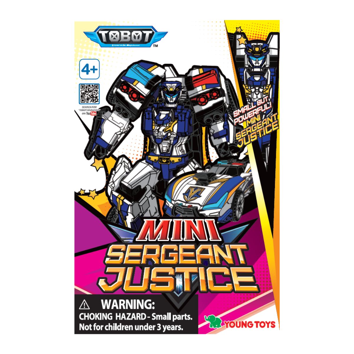 Đồ Chơi Mini Chiến Binh Công Lý Sergeant Justice Tobot 301211