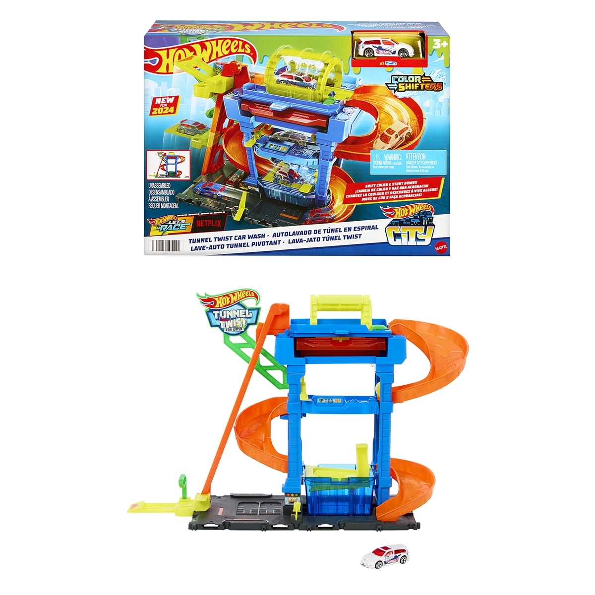Đồ Chơi Trạm Rửa Xe Đổi Màu Thần Tốc HOT WHEELS HTN80