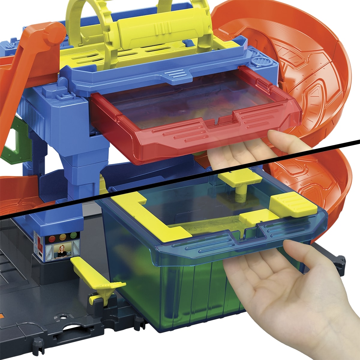 Đồ Chơi Trạm Rửa Xe Đổi Màu Thần Tốc HOT WHEELS HTN80