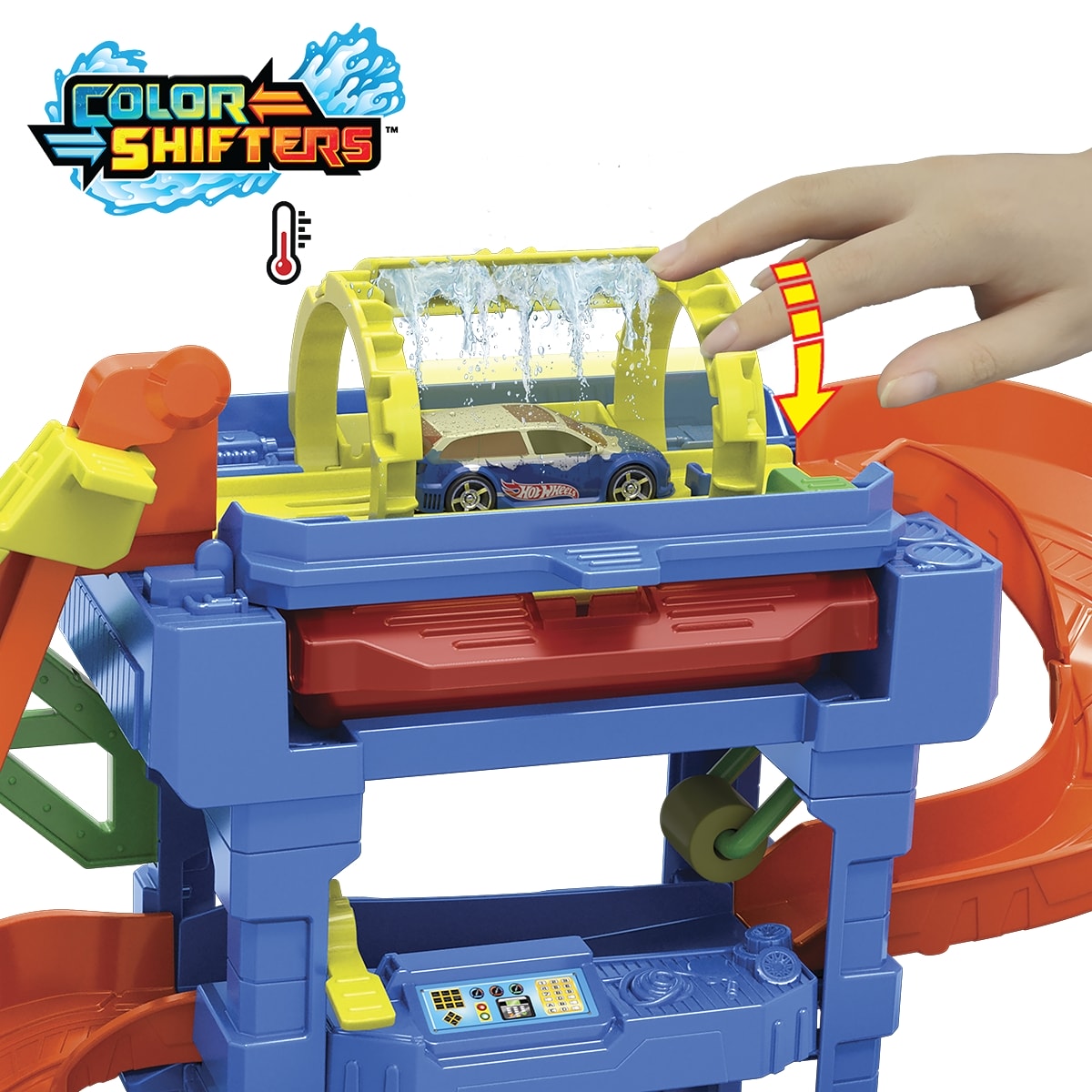 Đồ Chơi Trạm Rửa Xe Đổi Màu Thần Tốc HOT WHEELS HTN80