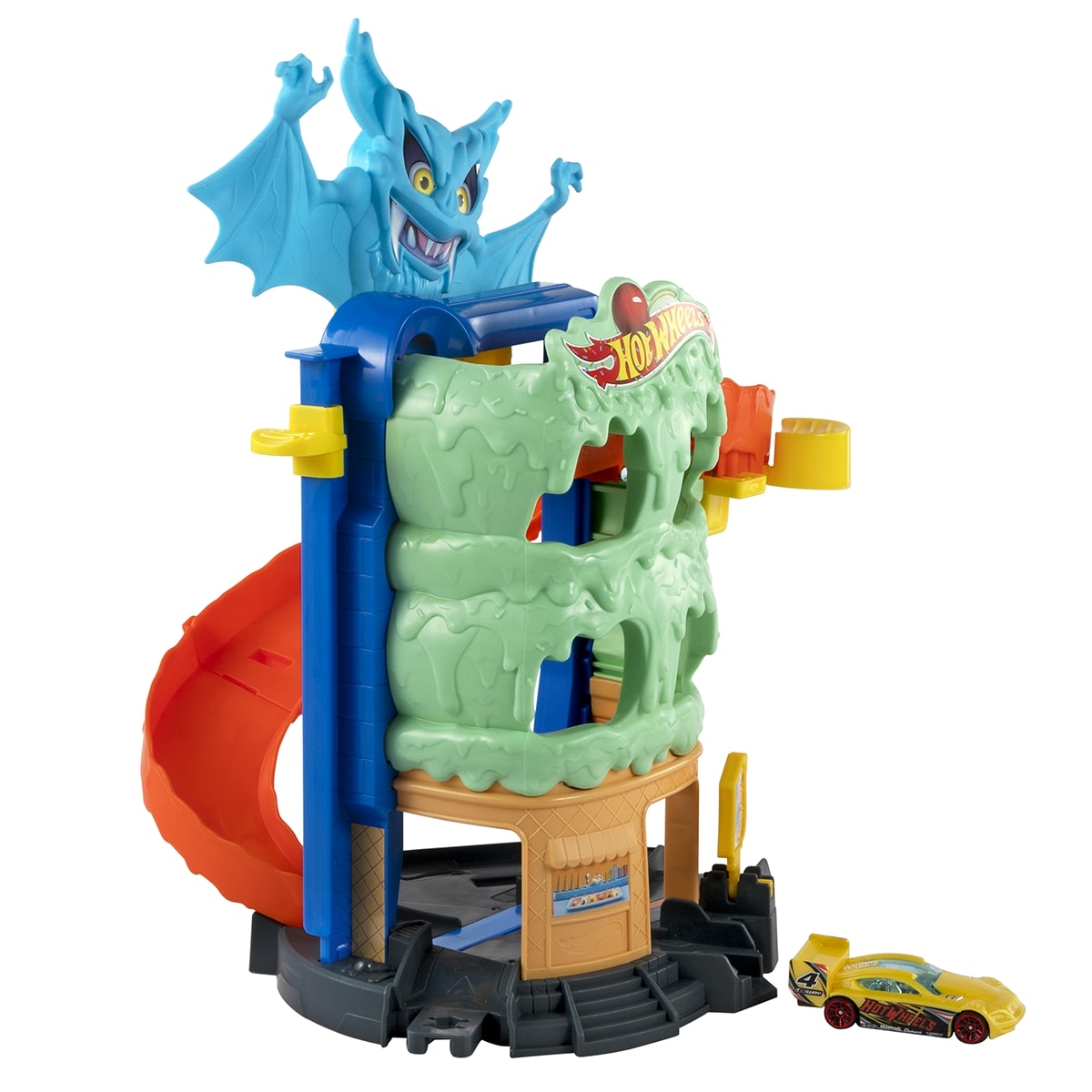 Đồ Chơi Trận Chiến Dơi Tại Tiệm Kem City HOT WHEELS JNV03/HDR29