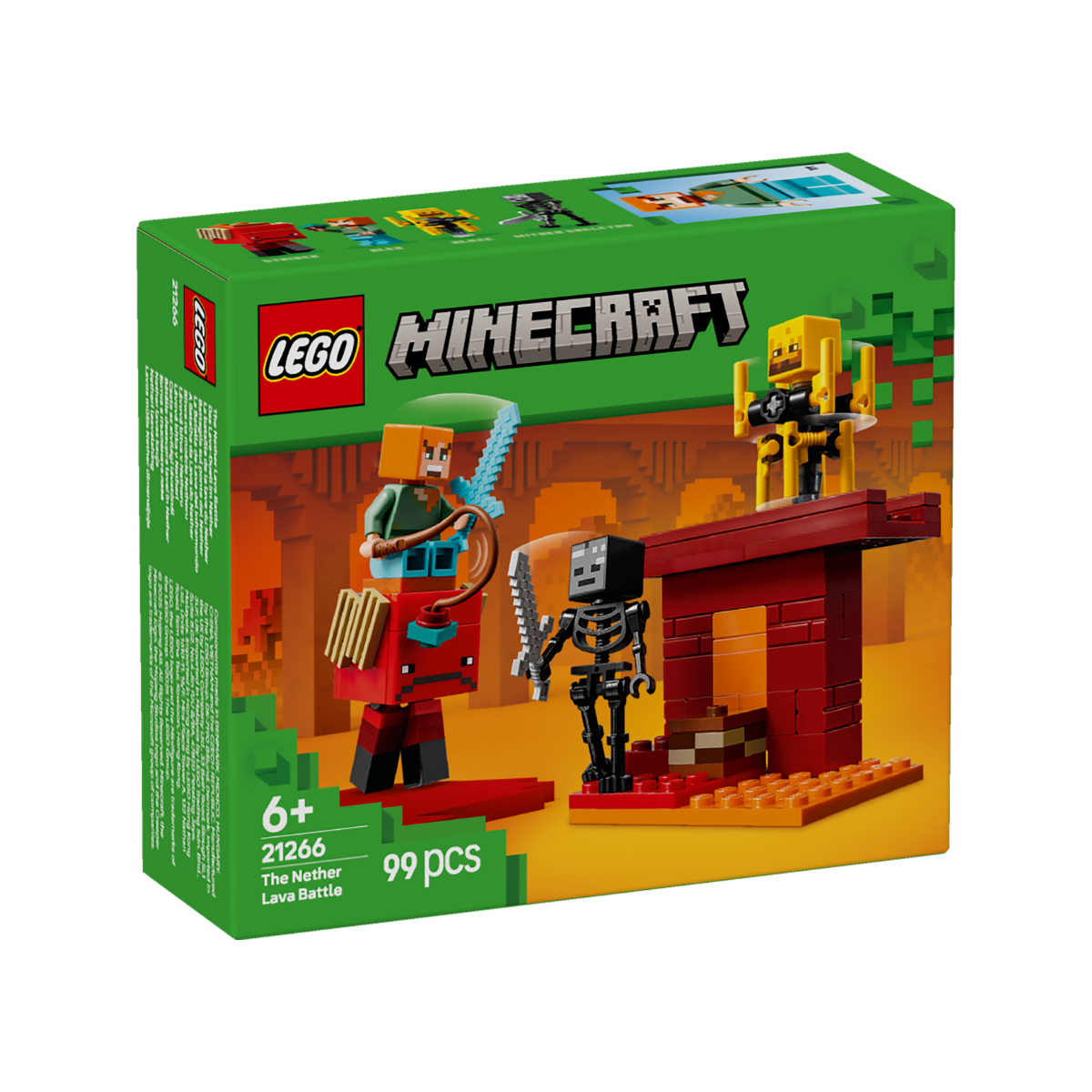 Đồ Chơi Lắp Ráp Trận Chiến Dung Nham Địa Ngục Nether LEGO MINECRAFT 21266