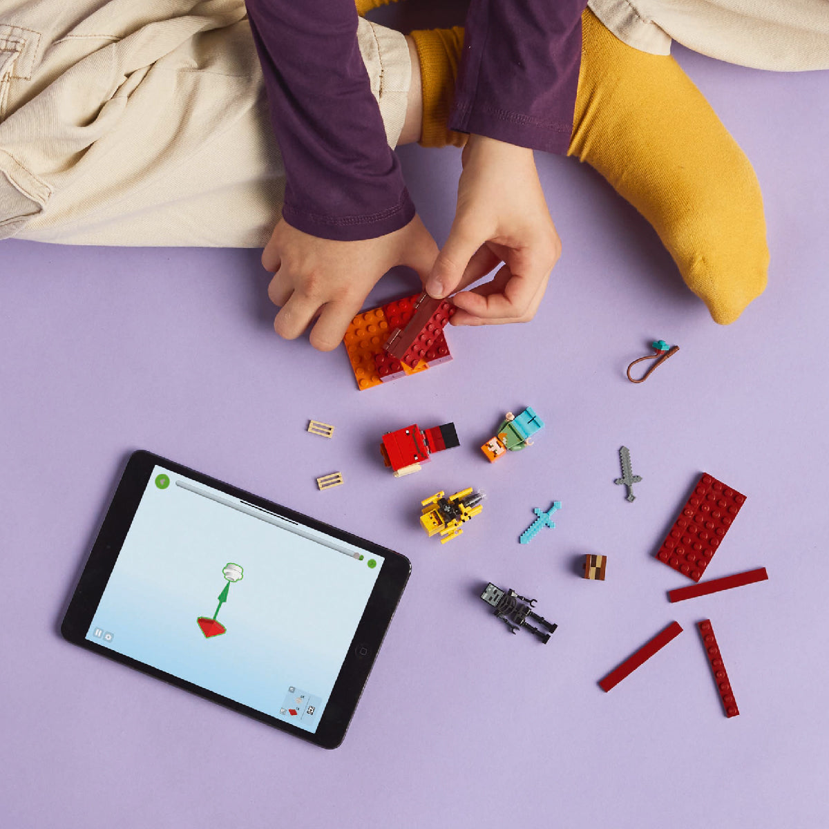 Đồ Chơi Lắp Ráp Trận Chiến Dung Nham Địa Ngục Nether LEGO MINECRAFT 21266