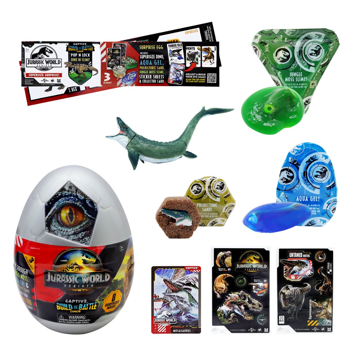 Đồ Chơi Trứng Khủng Long Huyền Bí Jurassic World: Tái Sinh TOY MONSTER T01533