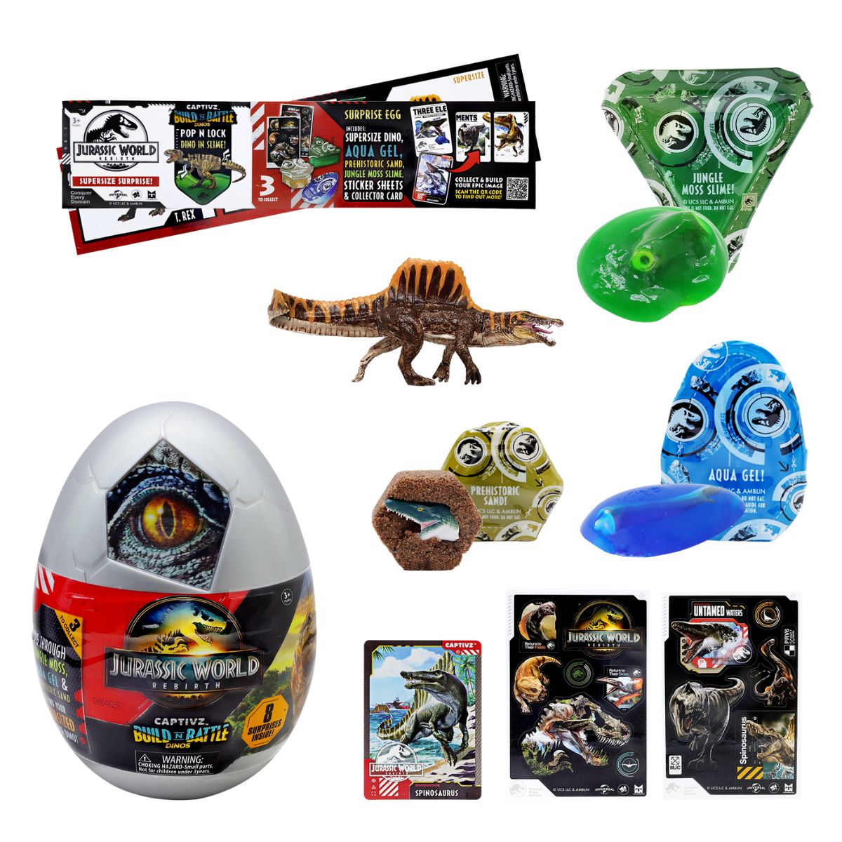 Đồ Chơi Trứng Khủng Long Huyền Bí Jurassic World: Tái Sinh TOY MONSTER T01533