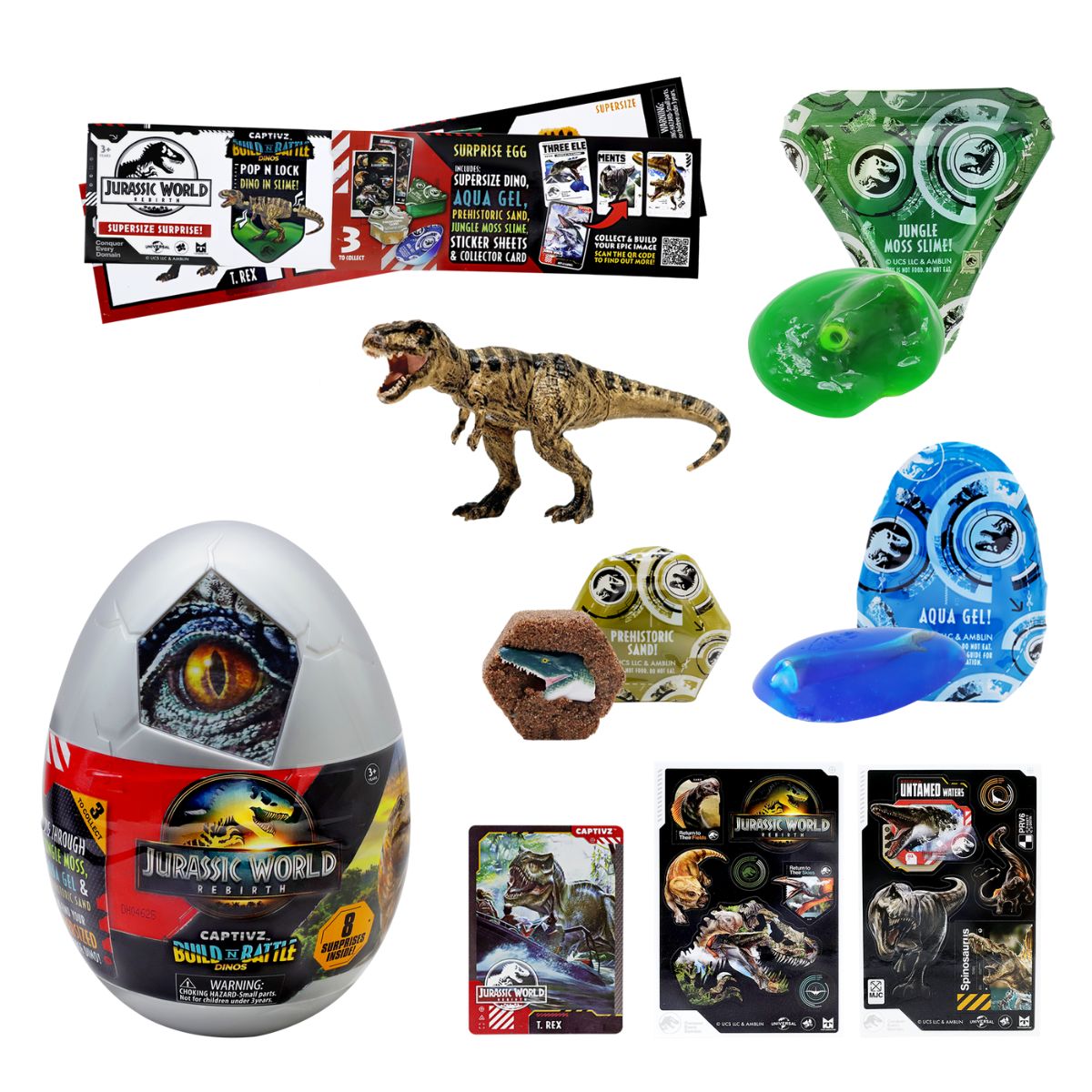 Đồ Chơi Trứng Khủng Long Huyền Bí Jurassic World: Tái Sinh TOY MONSTER T01533