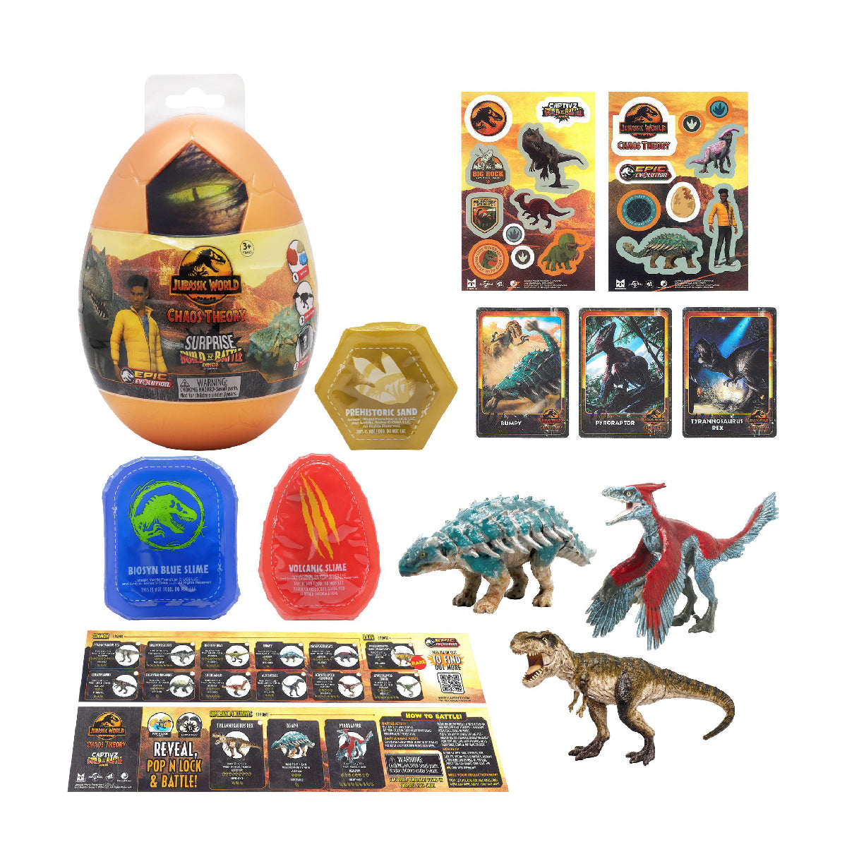 Trứng Khủng Long Huyền Bí Jurassic World: Thuyết Hỗn Mang TOY MONSTER T00795