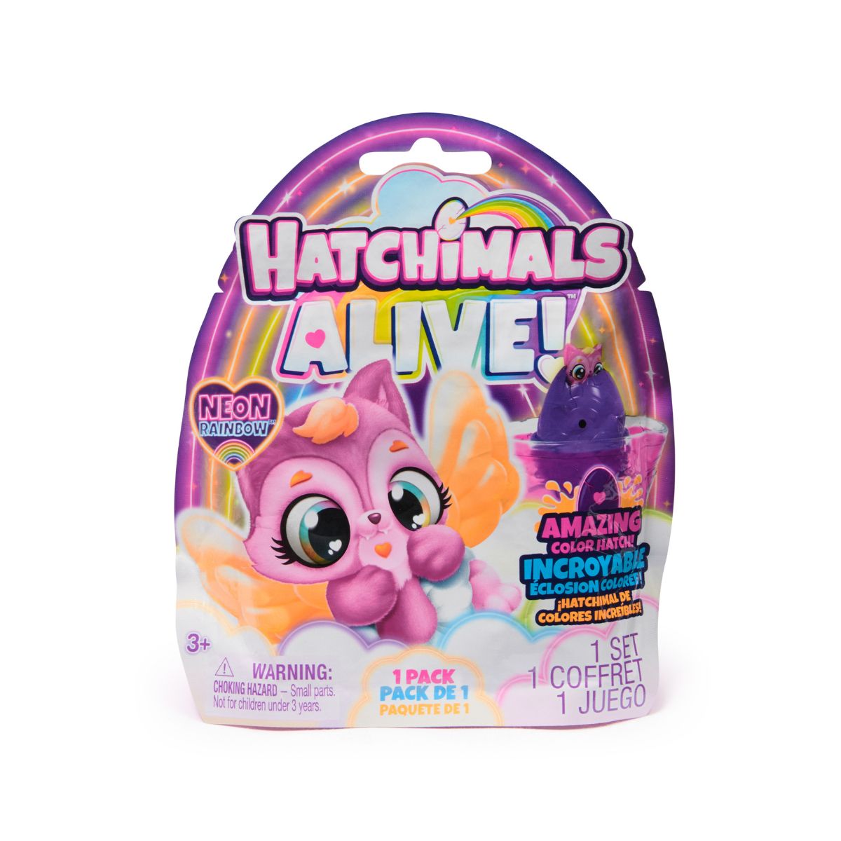 Đồ Chơi Trứng Hatchimals Neon Cầu Vồng HATCHIMALS 6072752