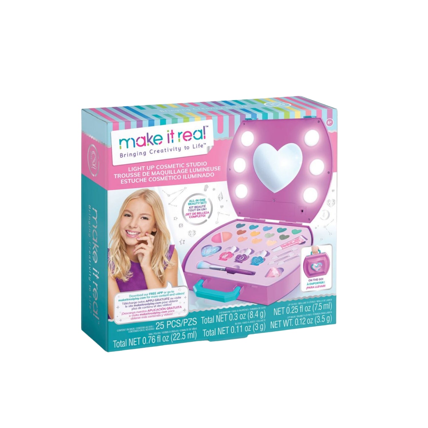 Vali Trang Điểm Hồng Sành Điệu Make It Real 2508mira