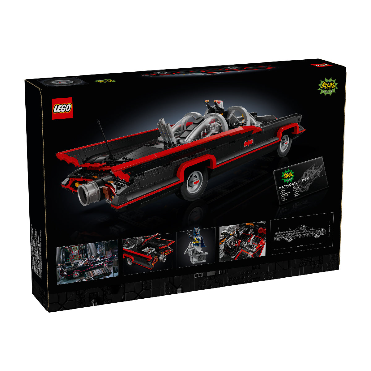 Đồ Chơi Lắp Ráp Xe Batmobile Huyền Thoại LEGO SUPERHEROES 76328 (1822 chi tiết)