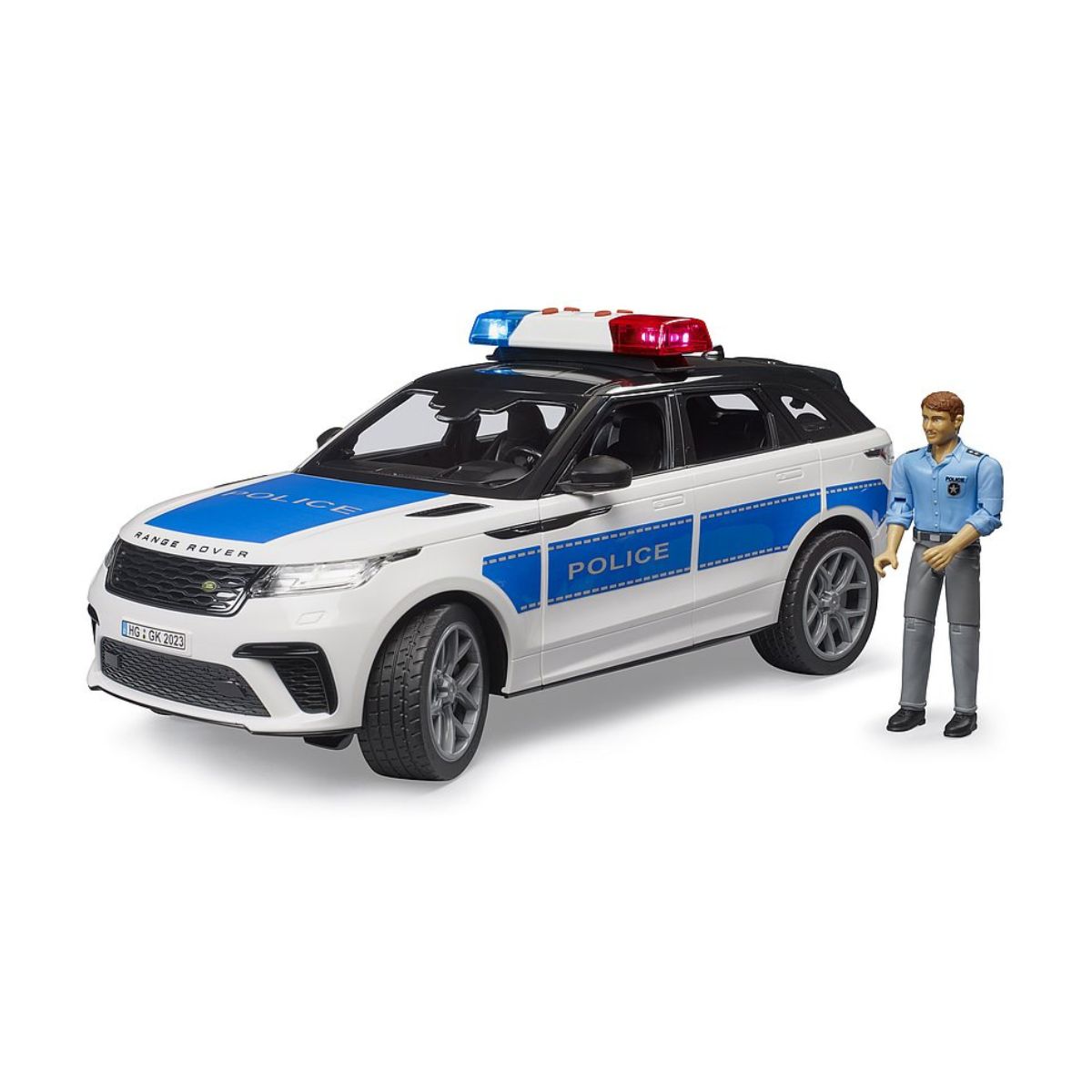 Đồ Chơi Xe Cảnh Sát Range Rover Velar Kèm Nhân Viên Cảnh Sát BRUDER BRU02890