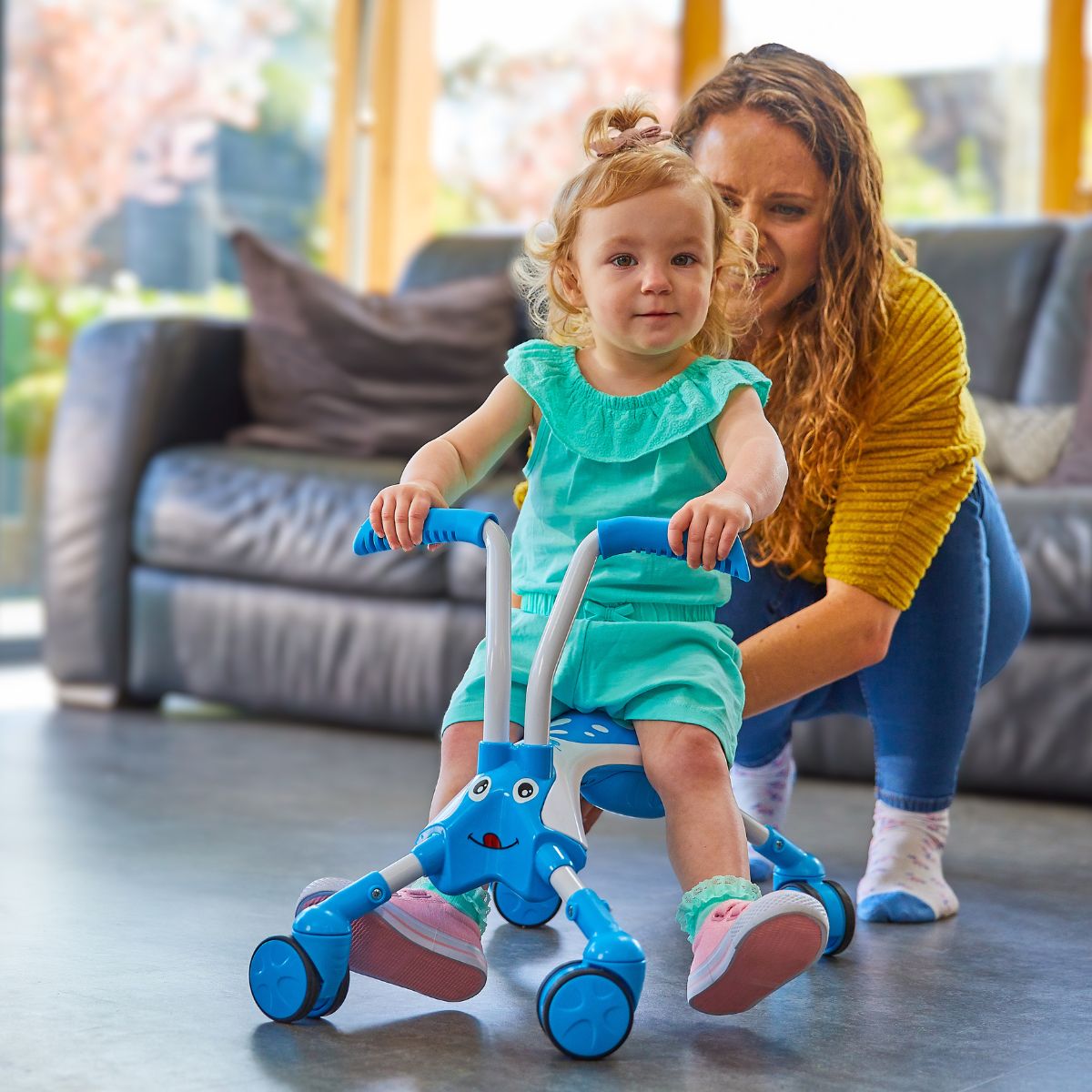 Xe Chòi Chân Bọ Xanh 4 Bánh Cramble Bug RIDE ON 8516