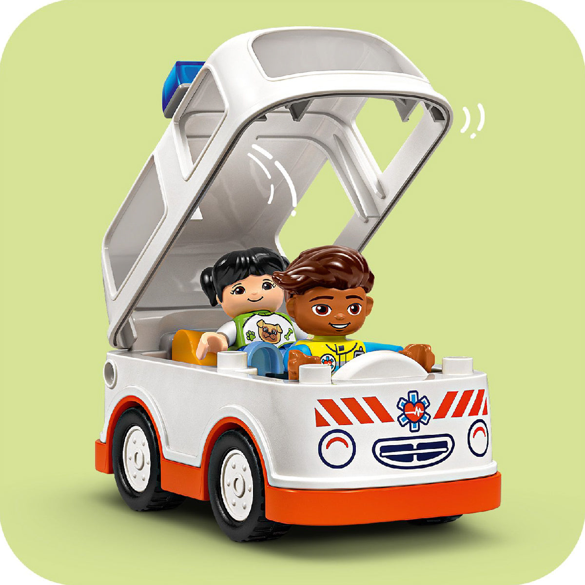 Đồ Chơi Lắp Ráp Xe Cứu Thương & Tài Xế LEGO DUPLO 10447
