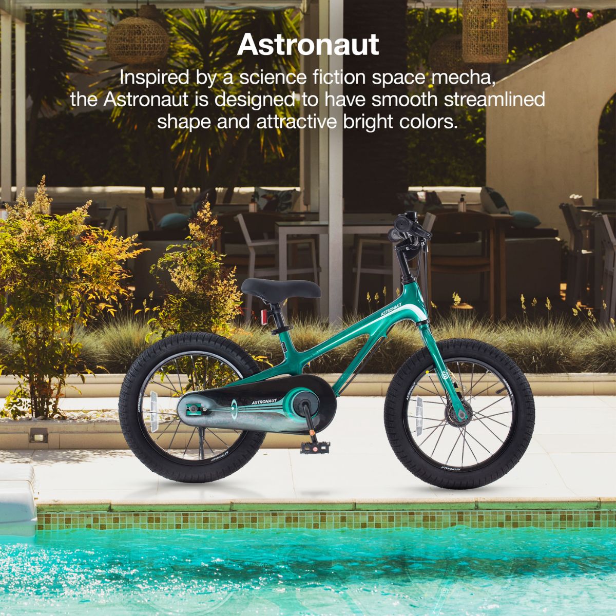 Chipmunk Astro 16 Inch Kids' Bicycle Green BIKE CM16-35P/GRE