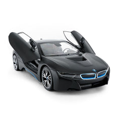Đồ Chơi Xe Điều Khiển 1:14 BMW I8 Mở Cửa Được Đen RASTAR RA71010
