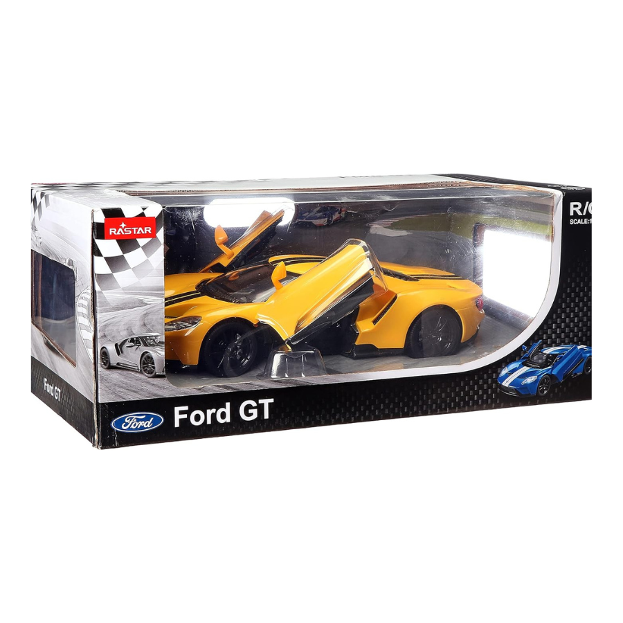 Xe Điều Khiển 1:14 Ford Gt Có Thể Mở Cửa Vàng Rastar R78100