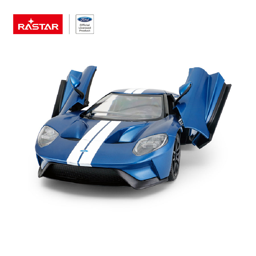 Xe điều khiển 1:14 Ford GT có thể mở cửa Xanh dương RASTAR R78100