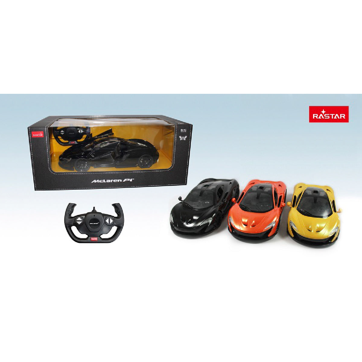 Xe Điều Khiển 1:14 Mclaren P1 Mở Cửa Bằng Tay Vàng RASTAR R75110-YEL