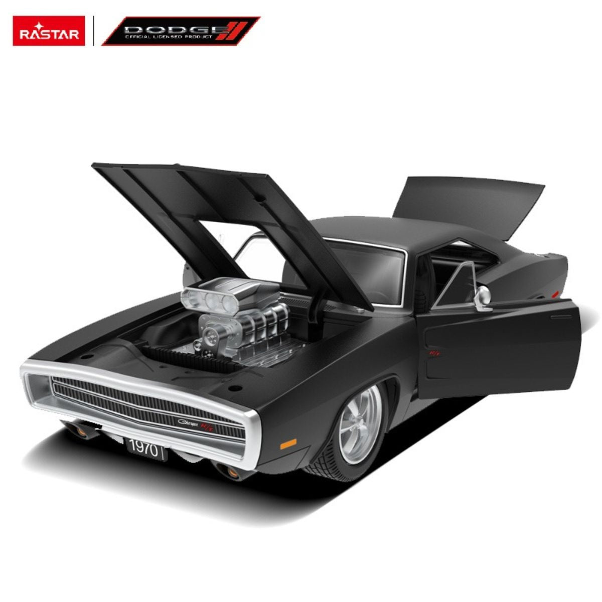 Đồ Chơi Xe Điều Khiển 1:16 Dodge Charger R/T Màu Đen RASTAR R99010