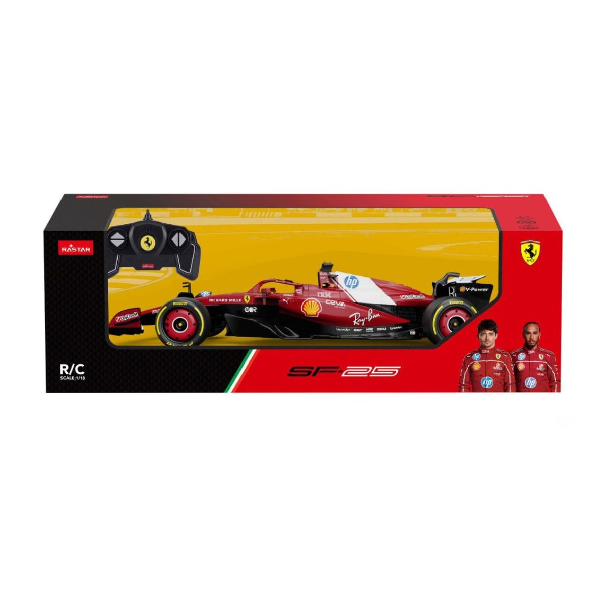 Đồ Chơi Xe Điều Khiển 1:18 Ferrari SF-25 Đỏ RASTAR R10450