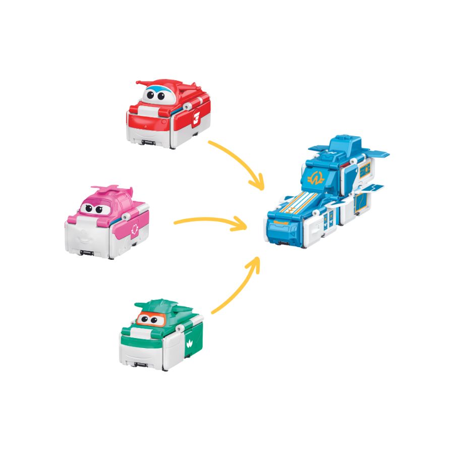 Xe Dizzy Khéo Léo Biến Hình Tàu Bay Superwings SUPERWINGS EU636302