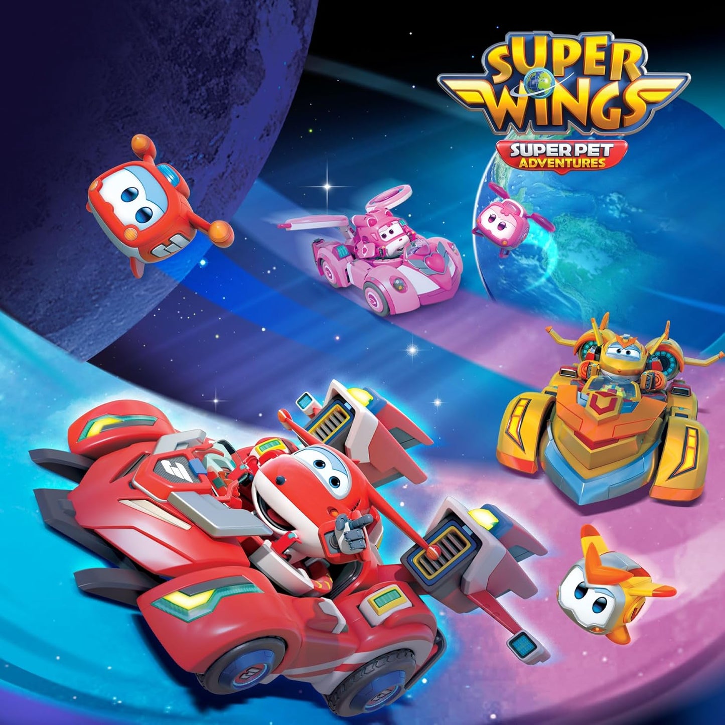 Đồ Chơi Xe Đua Bệ Phóng Con Quay - Dizzy Khéo Léo SUPERWINGS EU770340