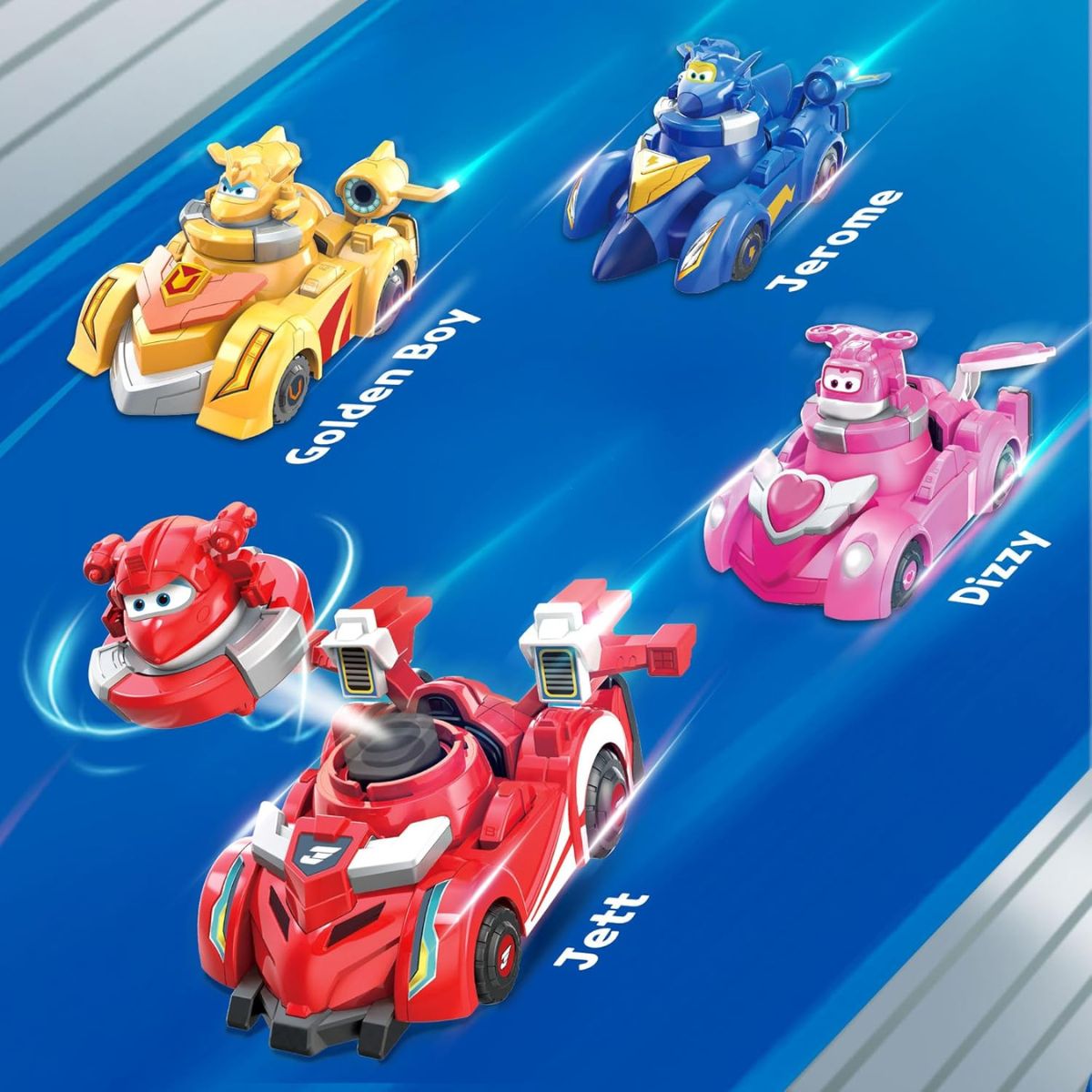 Đồ Xe Đua Bệ Phóng Con Quay - Golden Tốc Độ SUPERWINGS EU770331