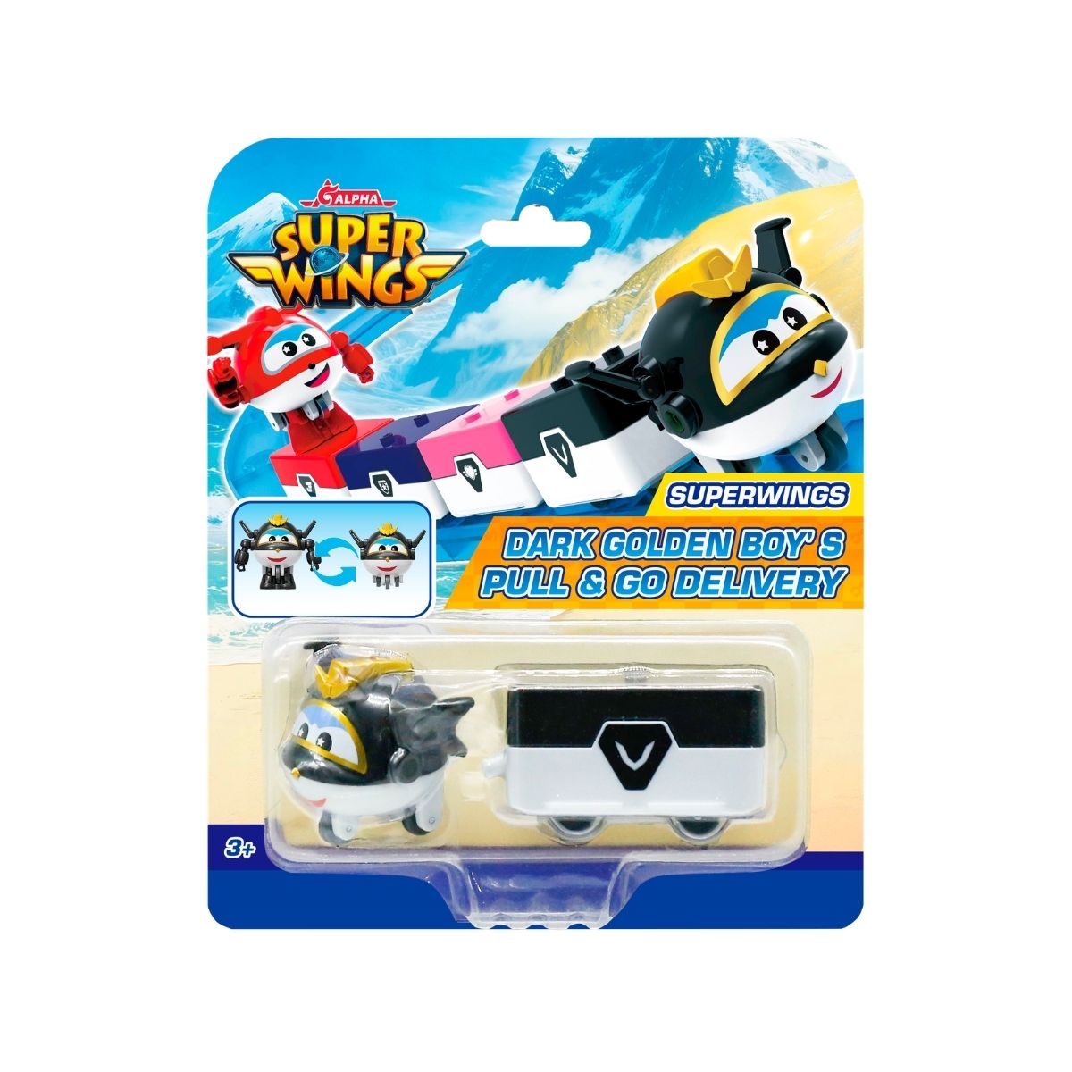 Toy Delivery Truck Golden AI Dark SUPERWINGS EU790610-2