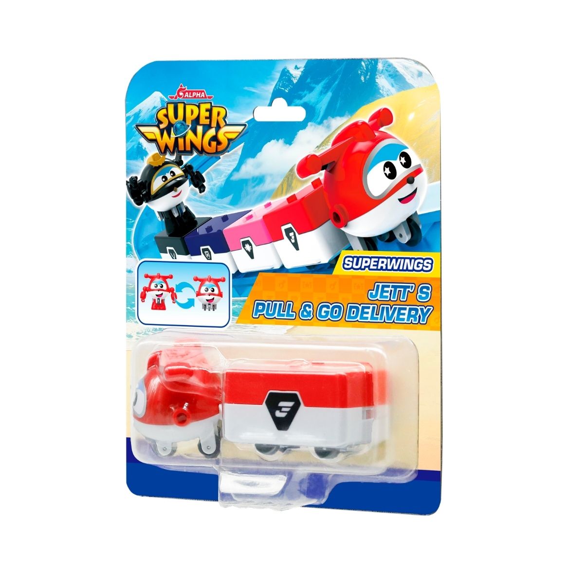 Jett Lightning Delivery Truck Toy Super Wings EU790610-1