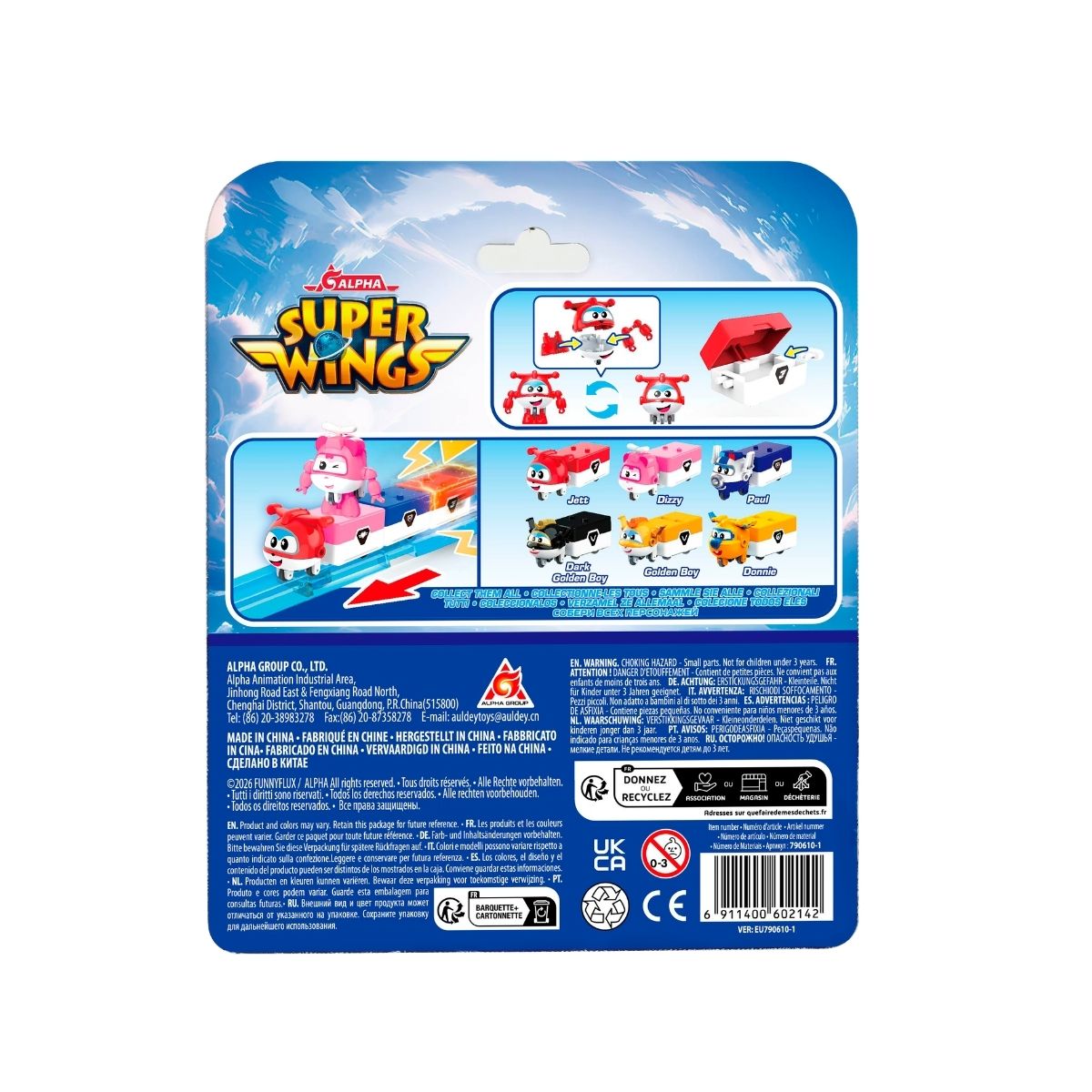 Jett Lightning Delivery Truck Toy Super Wings EU790610-1