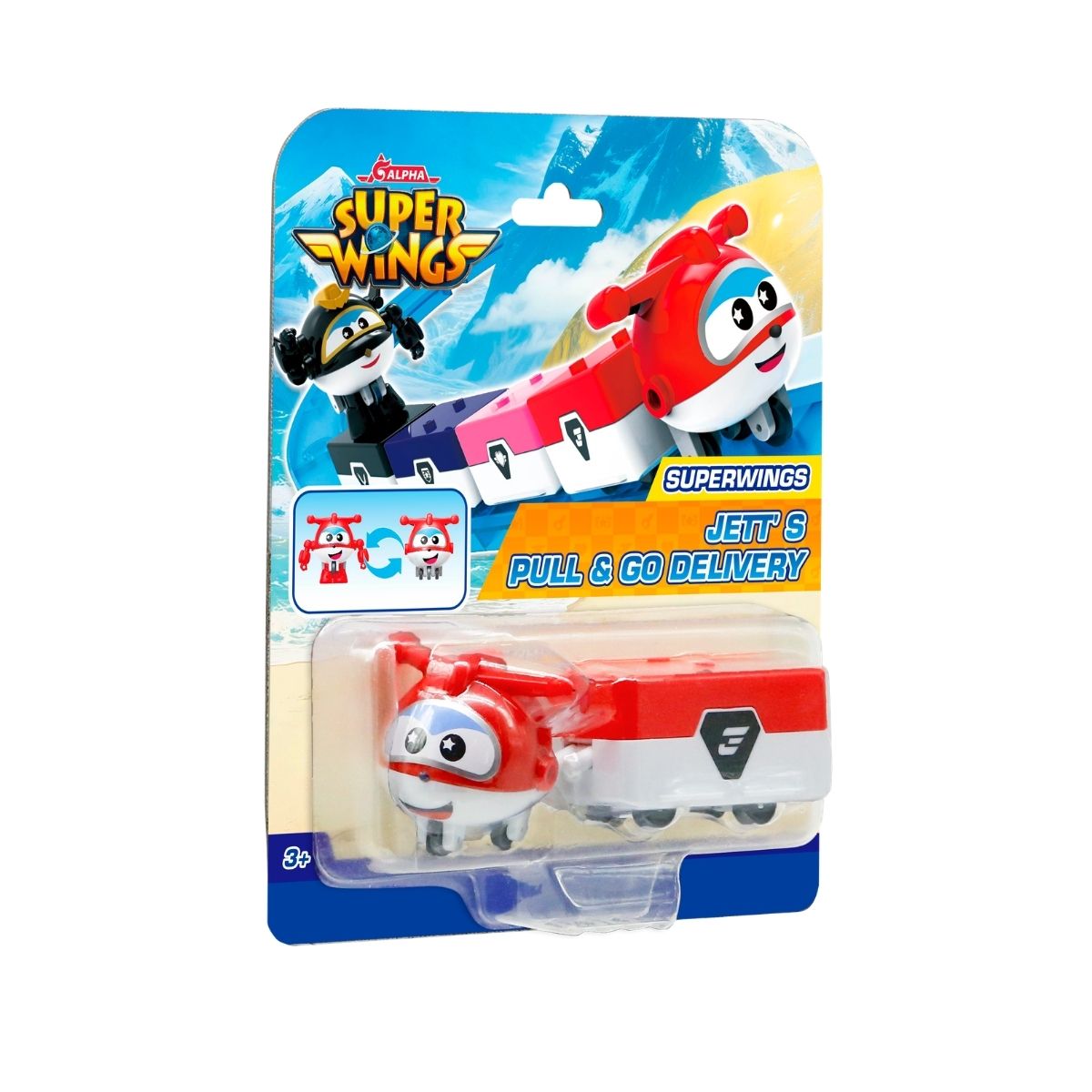 Jett Lightning Delivery Truck Toy Super Wings EU790610-1