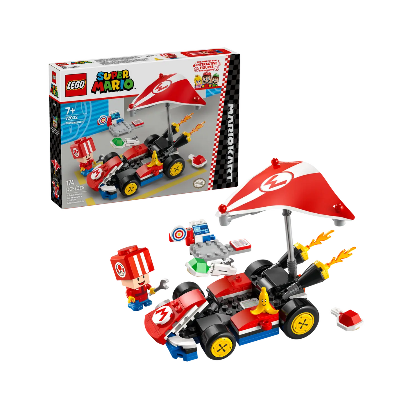 Đồ Chơi Lắp Ráp Xe Kart Tiêu Chuẩn LEGO SUPER MARIO 72032