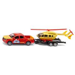 Nissan Navara with Rescue Helicopter SIKU 2570 