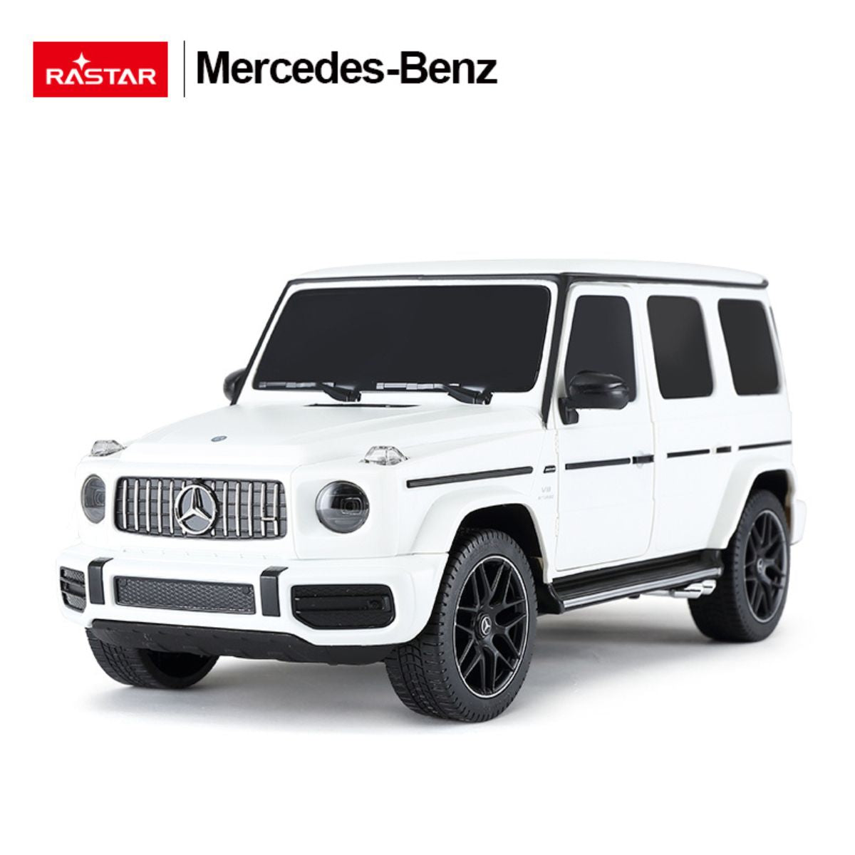 Rastar R/C 1:24 Mercedes-Benz G63 AMG White Remote Control Car R95800/WHI