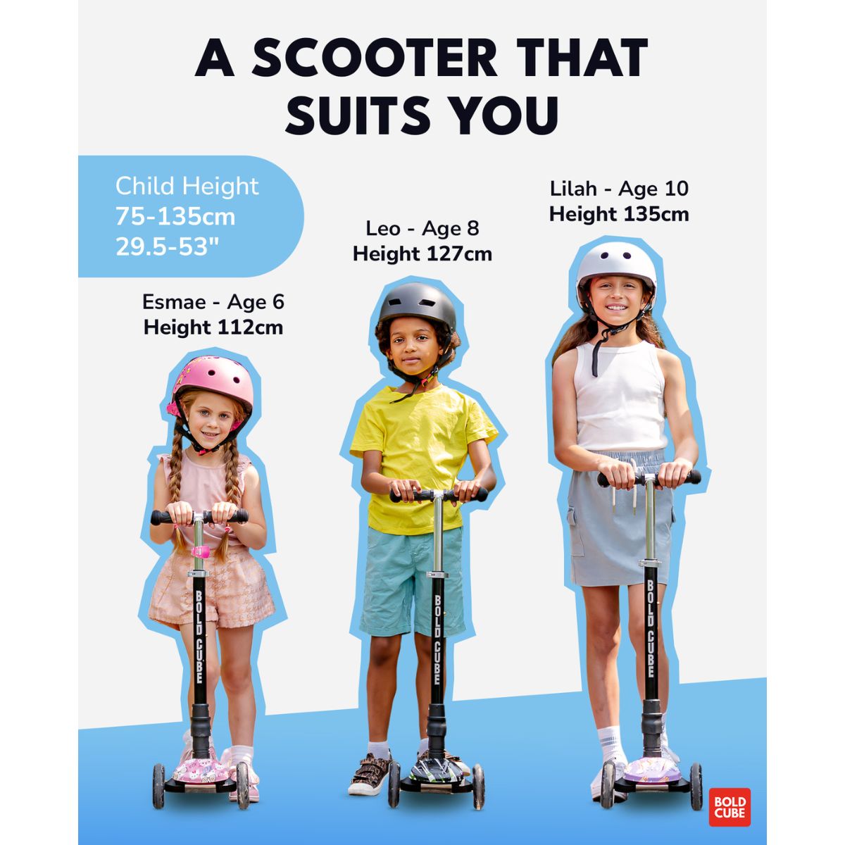 Xe Scooter 3 Bánh Boldcube Lớn Họa Tiết Đường Phố SCOOTER SKY026