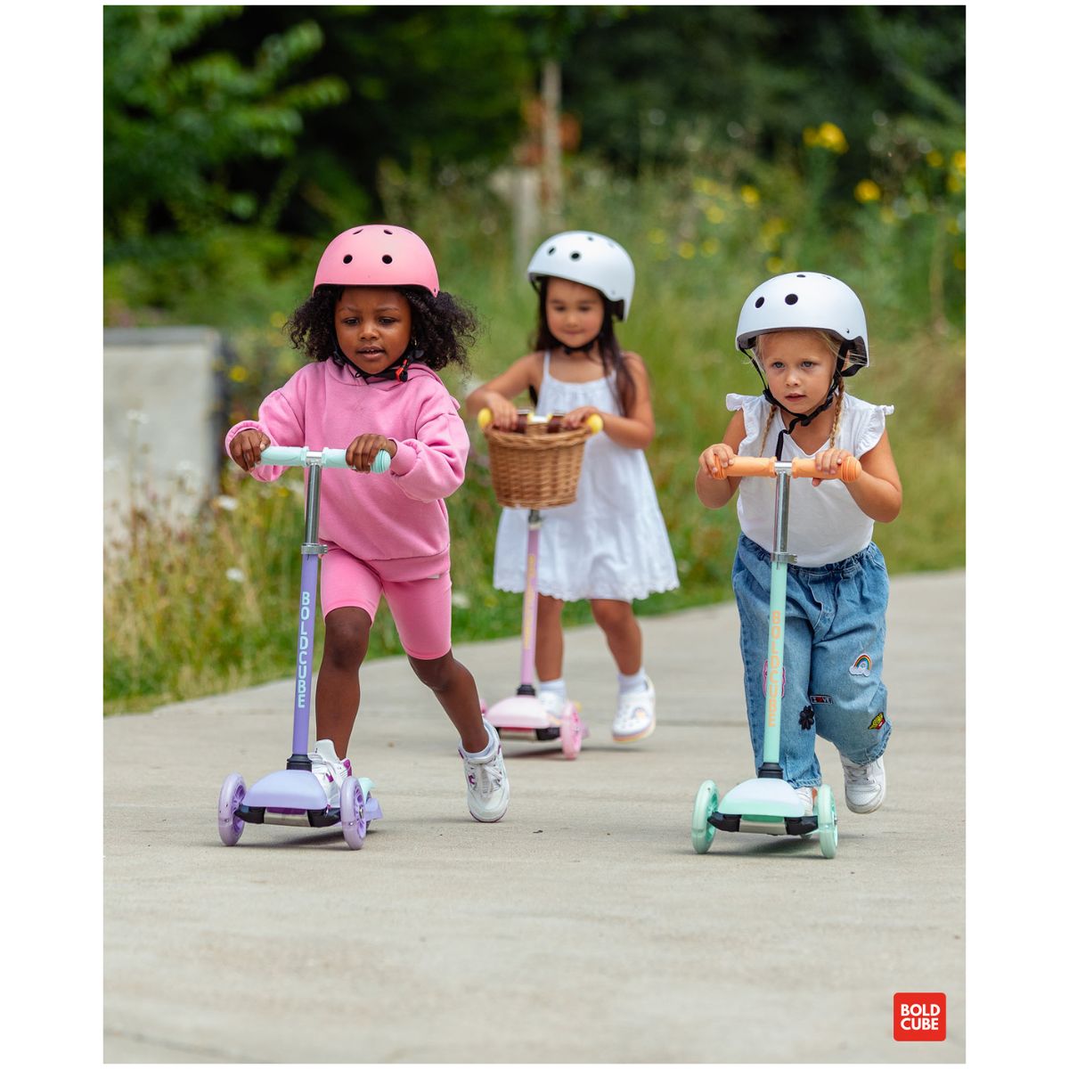 Xe Scooter 3 Bánh Boldcube Teeny Màu Hồng SCOOTER SKY008