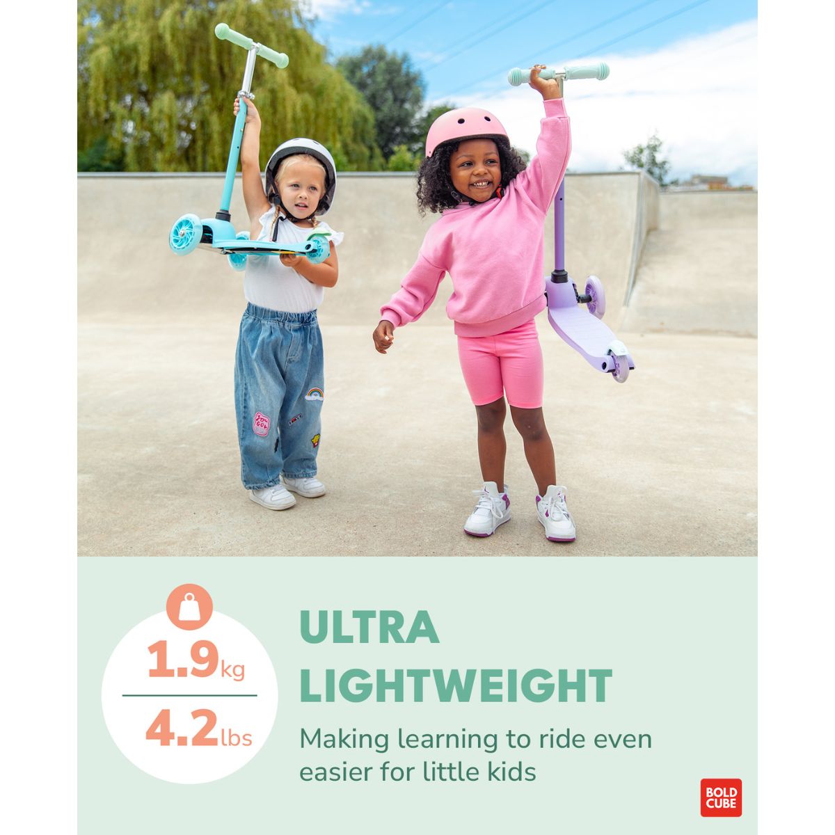 Xe Scooter 3 Bánh Boldcube Teeny Màu Mint SCOOTER SKY007