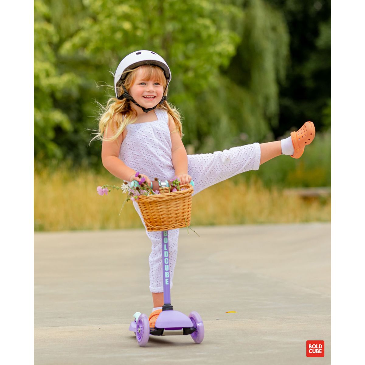 Xe Scooter 3 Bánh Boldcube Teeny Màu Tím SCOOTER SKY006